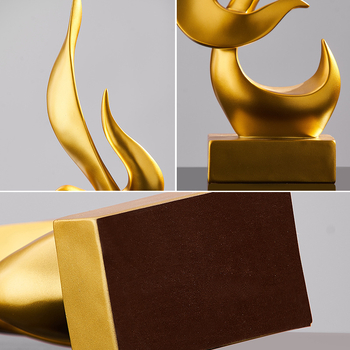 Διακοσμητικό γλυπτό από ρητίνη με αφηρημένη φλόγα για σαλόνι και είσοδο, μοντέρνο μινιμαλιστικό στιλ light-luxury, προσαρμόσιμο, ιδανικό δώρο για συναδέλφους σε εορτή νέου σπιτιού