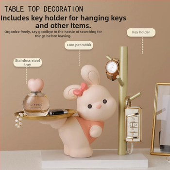 Δίσκος κλειδιών Maneki Neko, από ρητίνη, διακοσμητικό για είσοδο και σαλόνι, μη εισαγόμενο