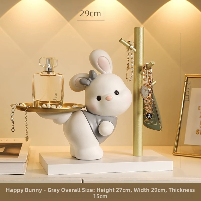 Δίσκος κλειδιών Maneki Neko, από ρητίνη, διακοσμητικό για είσοδο και σαλόνι, μη εισαγόμενο