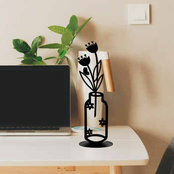 Nambowan μεταλλικό βάζο - σιλουέτα τοίχου για εσωτερική διακόσμηση, σπίτι και γραφείο, ατομικά συσκευασμένο σε PP σακούλα