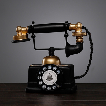 Τηλεφωνικό διακοσμητικό σε ευρωπαϊκό στυλ — ρητίνη, χύτευση με έγχυση, διακόσμηση για σαλόνι και γραφείο
