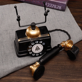 Τηλεφωνικό διακοσμητικό σε ευρωπαϊκό στυλ — ρητίνη, χύτευση με έγχυση, διακόσμηση για σαλόνι και γραφείο
