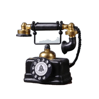 Τηλεφωνικό διακοσμητικό σε ευρωπαϊκό στυλ — ρητίνη, χύτευση με έγχυση, διακόσμηση για σαλόνι και γραφείο