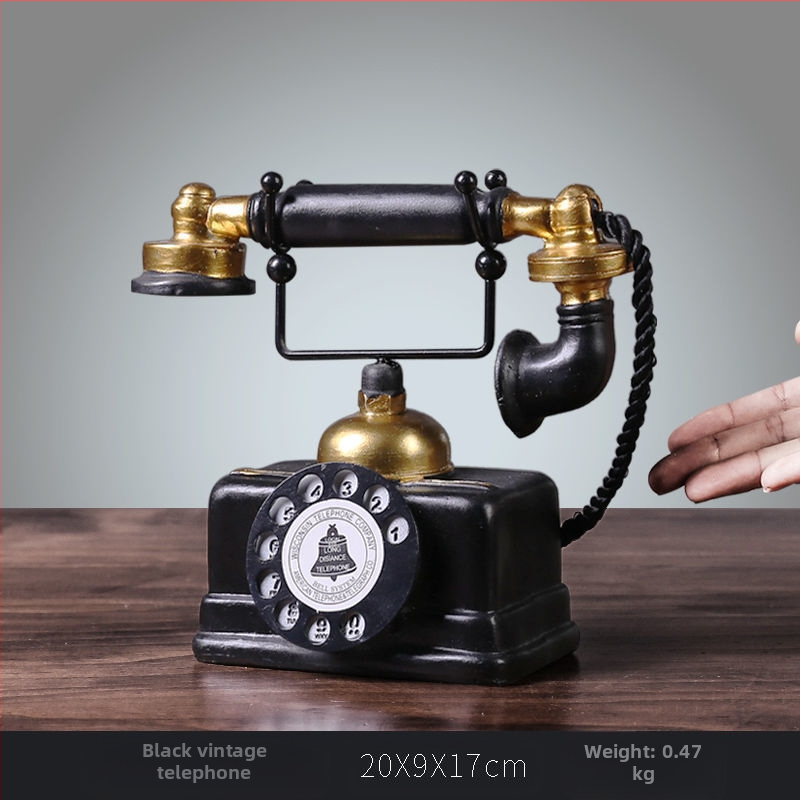 Τηλεφωνικό διακοσμητικό σε ευρωπαϊκό στυλ — ρητίνη, χύτευση με έγχυση, διακόσμηση για σαλόνι και γραφείο