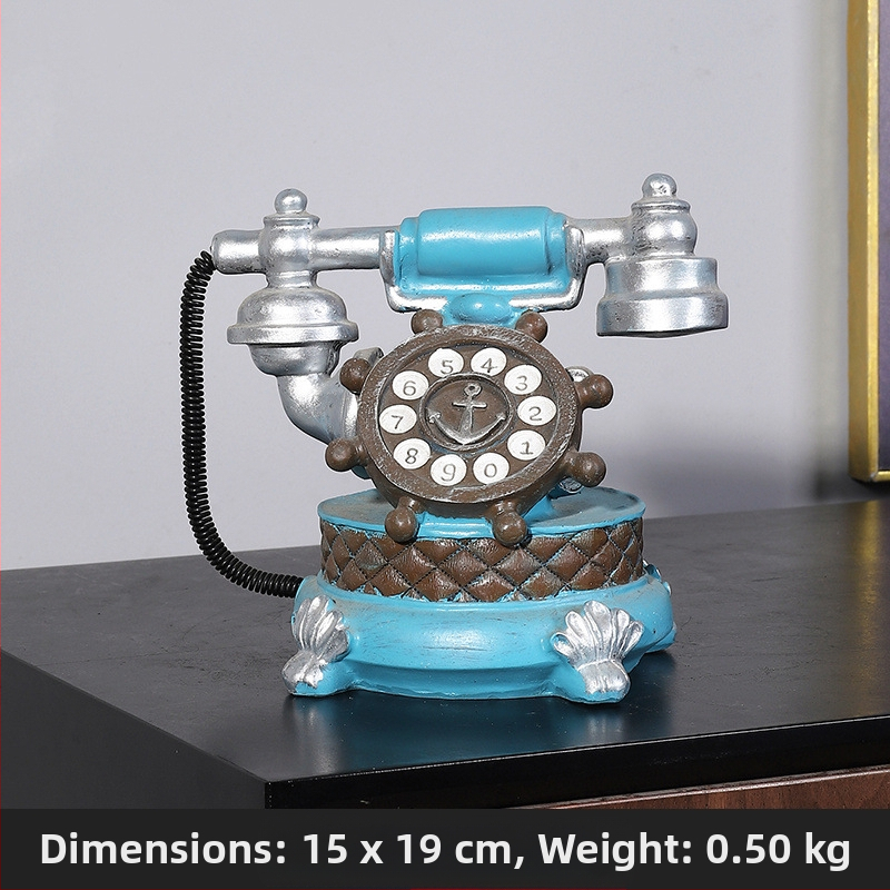Τηλεφωνικό διακοσμητικό σε ευρωπαϊκό στυλ — ρητίνη, χύτευση με έγχυση, διακόσμηση για σαλόνι και γραφείο