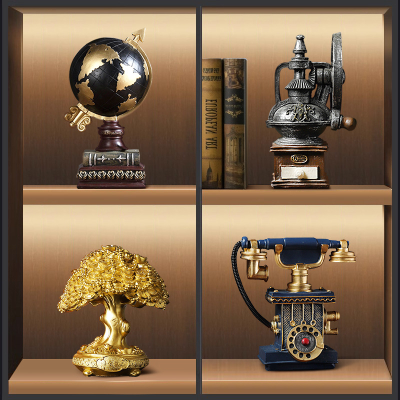 Τηλεφωνικό διακοσμητικό σε ευρωπαϊκό στυλ — ρητίνη, χύτευση με έγχυση, διακόσμηση για σαλόνι και γραφείο