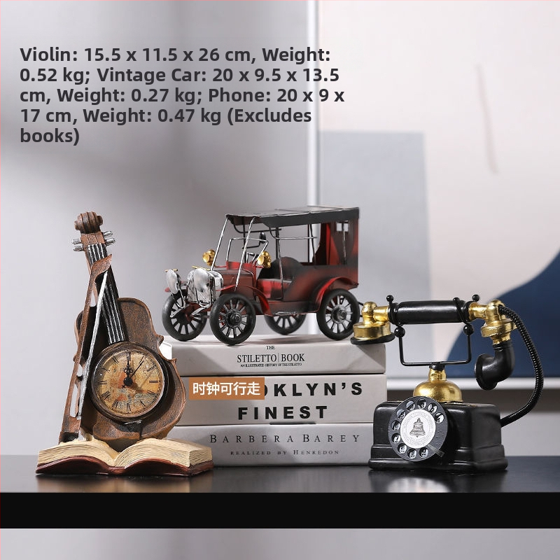 Τηλεφωνικό διακοσμητικό σε ευρωπαϊκό στυλ — ρητίνη, χύτευση με έγχυση, διακόσμηση για σαλόνι και γραφείο