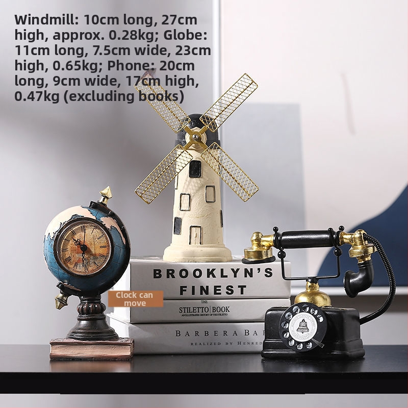 Τηλεφωνικό διακοσμητικό σε ευρωπαϊκό στυλ — ρητίνη, χύτευση με έγχυση, διακόσμηση για σαλόνι και γραφείο