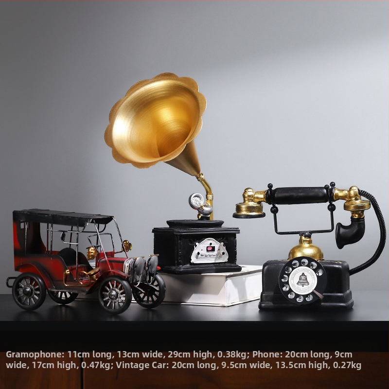 Τηλεφωνικό διακοσμητικό σε ευρωπαϊκό στυλ — ρητίνη, χύτευση με έγχυση, διακόσμηση για σαλόνι και γραφείο