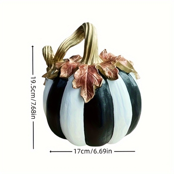 Хелоуин ръчно рисувана тиквена украса от смола | пасторален стил | Марка Pleyihe | Код на продукта: 0362 | смолни изделия