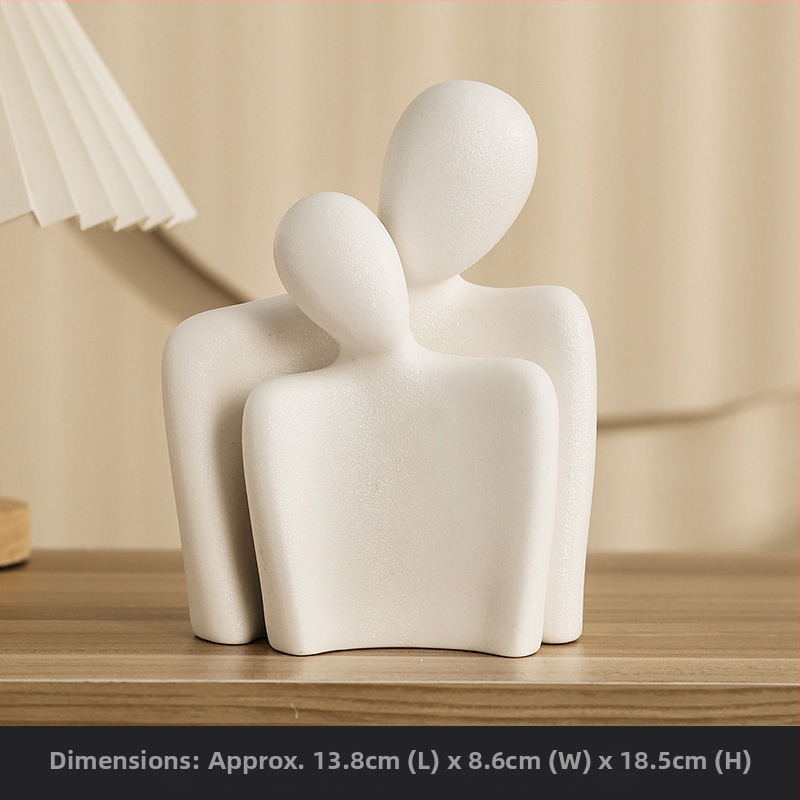 Κεραμικό Αφηρημένο Ζευγάρι Φιγούρα – Πορσελάνη, Yue He, Κατηγορία: Φιγούρα