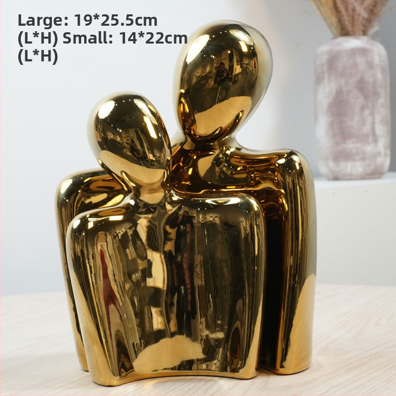 Κεραμικό Αφηρημένο Ζευγάρι Φιγούρα – Πορσελάνη, Yue He, Κατηγορία: Φιγούρα