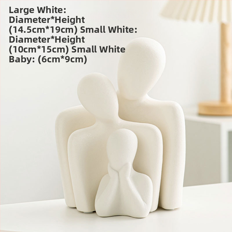 Κεραμικό Αφηρημένο Ζευγάρι Φιγούρα – Πορσελάνη, Yue He, Κατηγορία: Φιγούρα