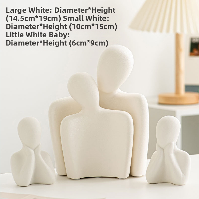 Κεραμικό Αφηρημένο Ζευγάρι Φιγούρα – Πορσελάνη, Yue He, Κατηγορία: Φιγούρα