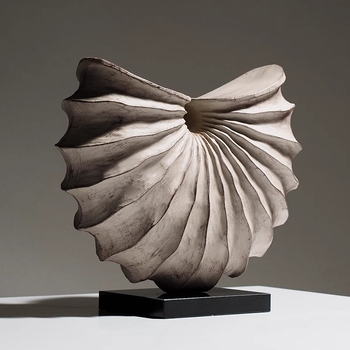 Διακοσμητικό από ρητίνη σε σχήμα κοχ, χειροποίητο, Νέο Κινέζικο Στυλ, διακοσμητική γλυπτική για το σαλόνι