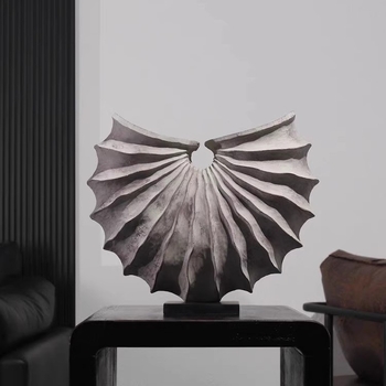 Διακοσμητικό από ρητίνη σε σχήμα κοχ, χειροποίητο, Νέο Κινέζικο Στυλ, διακοσμητική γλυπτική για το σαλόνι