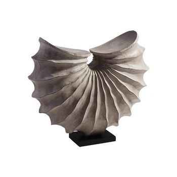 Διακοσμητικό από ρητίνη σε σχήμα κοχ, χειροποίητο, Νέο Κινέζικο Στυλ, διακοσμητική γλυπτική για το σαλόνι