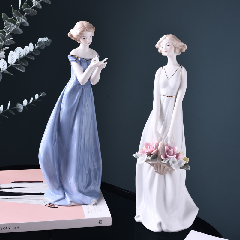 Φιγούρα χαρακτήρα πορσελάνης σε ευρωπαϊκό στυλ, κατηγορία χαρακτήρων, μάρκα Formerly, απλή συσκευασία, δώρο για όλες τις περιστάσεις
