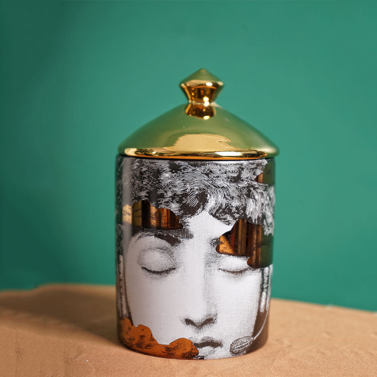 Porcelánová nádoba európskeho štýlu na skladovanie vatových tyčiniek, domáca dekorácia, kartónové balenie, bez autorizácie IP