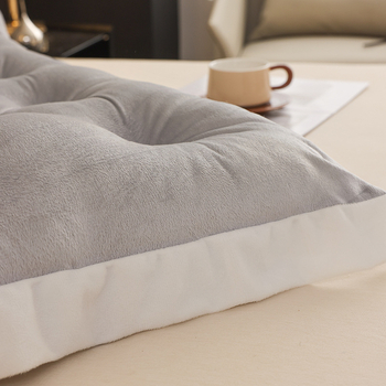 Правоъгълна странична възглавница с облегалка, полиестерен калъф, PP памук вътрешност, лента за фиксация