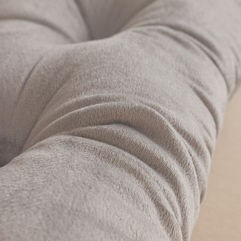 Правоъгълна странична възглавница с облегалка, полиестерен калъф, PP памук вътрешност, лента за фиксация