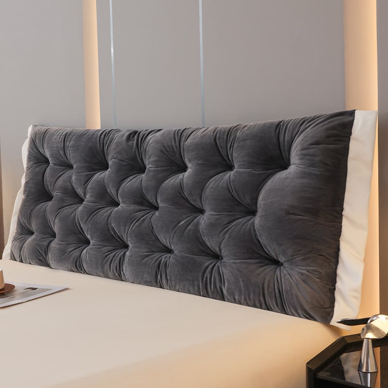 Stačiakampė lovos atramos pagalvė, poliesterio užvalkalas, PP pluošto užpildas, su dirželiu fiksavimui