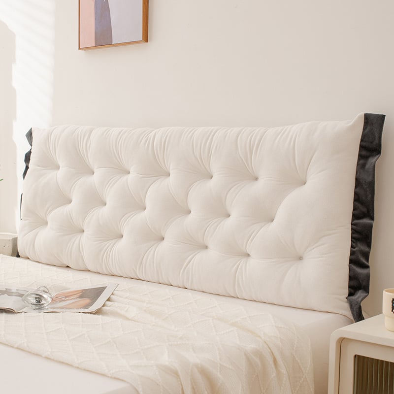 Stačiakampė lovos atramos pagalvė, poliesterio užvalkalas, PP pluošto užpildas, su dirželiu fiksavimui