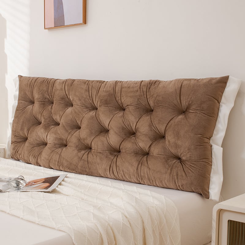 Stačiakampė lovos atramos pagalvė, poliesterio užvalkalas, PP pluošto užpildas, su dirželiu fiksavimui