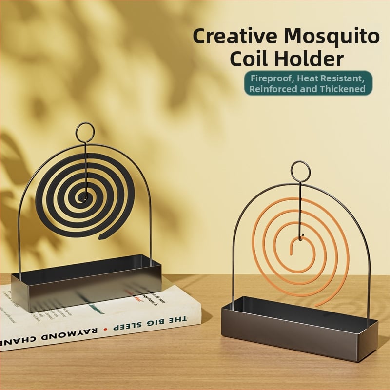 Anglies plieno uodų spiralių laikiklis su klipu — daugkartinio naudojimo, namų naudojimui, palaiko pelenų indą