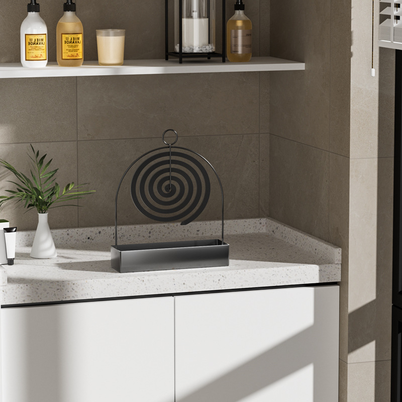 Anglies plieno uodų spiralių laikiklis su klipu — daugkartinio naudojimo, namų naudojimui, palaiko pelenų indą