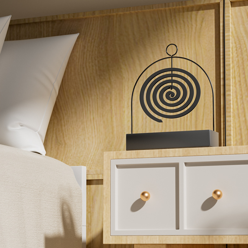 Anglies plieno uodų spiralių laikiklis su klipu — daugkartinio naudojimo, namų naudojimui, palaiko pelenų indą