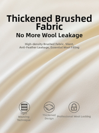 Yalu vilnainė antklodė su vilnos įdaru, poliesterio twill audinys, tinka pavasariui ir rudeniui, svoris iki 0,5 kg