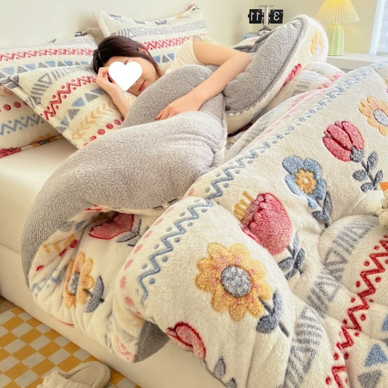 Medvilninė pledė su medvilnės užpildymu, Twill audinys, 5 kg+, žiemai