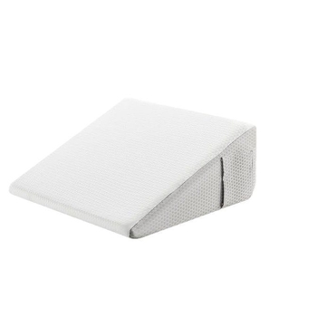 Klininė pagalvė lovos galvūgiui — refliukso palengvėjimas, miegas, nugaros parama; atminties putų užpildas, poliesterio apvalkalas, vieno tono raštas; užpildas 90–100%