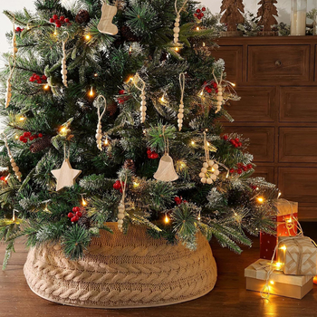 Nerta Kalėdų eglutės sijonas su reguliuojamu klipu — Medžiaga: Audinys; Pakuotė: PP maišelis; Prekės ženklas: Xingwang Craft Factory