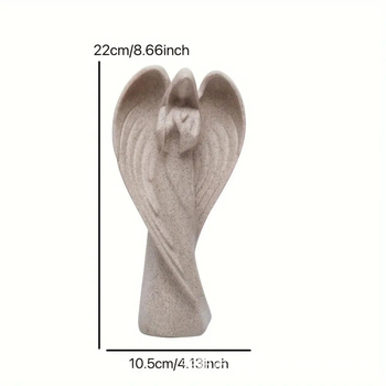 Ангелска статуя, молещ се ангел с Библия – интериорна декорация; материал: синтетична смола; категория: персонажи; подходящи поводи: рождени дни, годишнини; празници: Хелоуин, Коледа