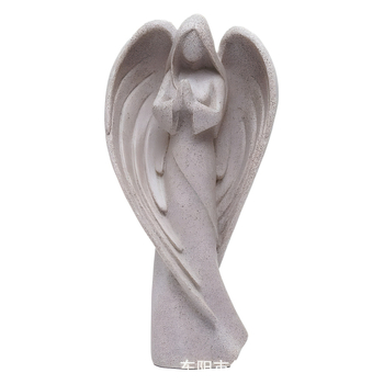 Ангелска статуя, молещ се ангел с Библия – интериорна декорация; материал: синтетична смола; категория: персонажи; подходящи поводи: рождени дни, годишнини; празници: Хелоуин, Коледа