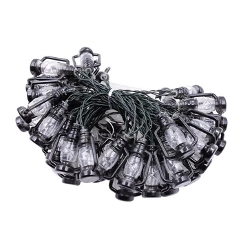 LED φανάρι-αλυσίδα εξωτερικού κάμπινγκ, ρετρό στυλ, μοντέλο 0331, ισχύς 50, τροφοδοσία με μπαταρίες, IP65, έλεγχος με κουμπί