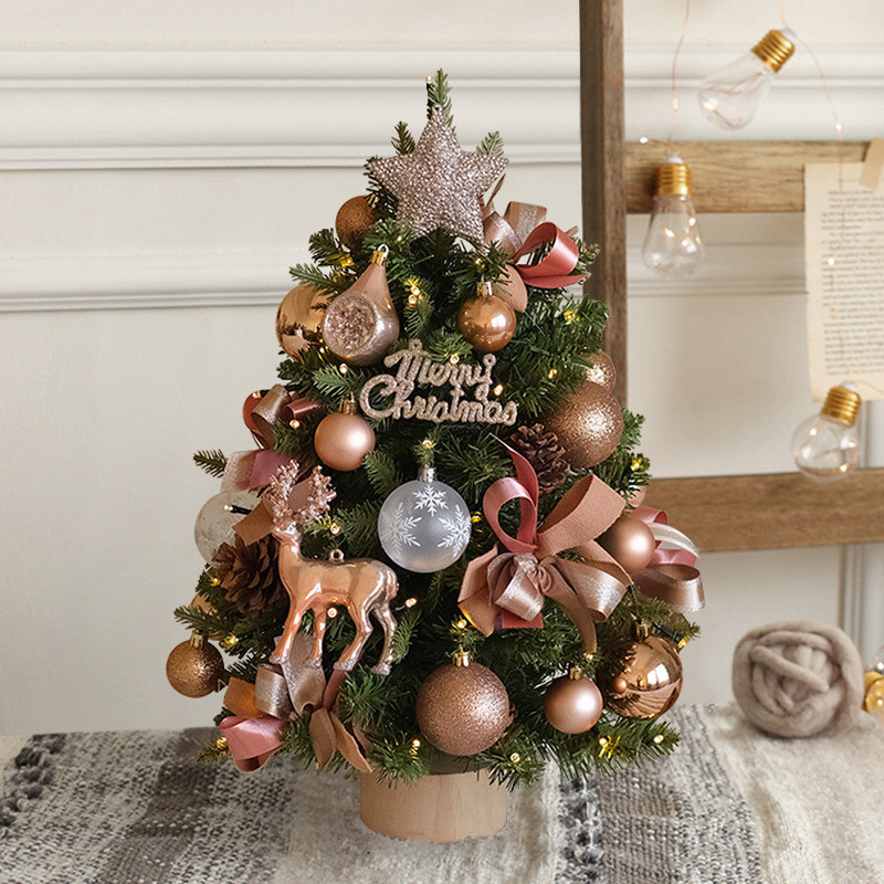 Stalo Kalėdinė eglutė PET su LED šviesomis dekoracijai