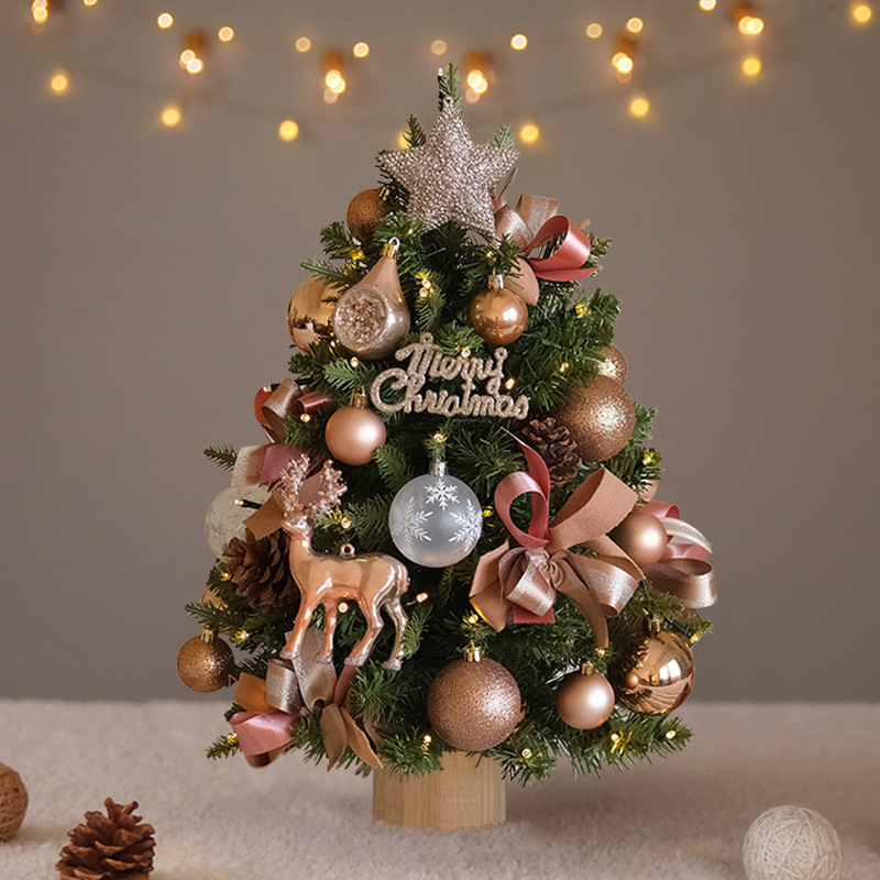 Stalo Kalėdinė eglutė PET su LED šviesomis dekoracijai