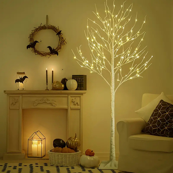 Λάμπα δέντρου από χαλκό σύρμα για Χριστούγεννα, διακοσμητικό LED, 100 LED, 3500 lm, 3000K