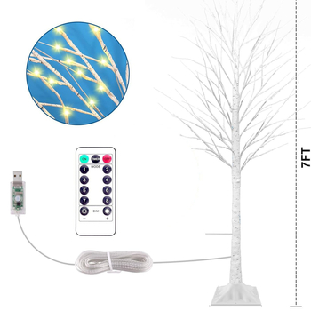 Λάμπα δέντρου από χαλκό σύρμα για Χριστούγεννα, διακοσμητικό LED, 100 LED, 3500 lm, 3000K