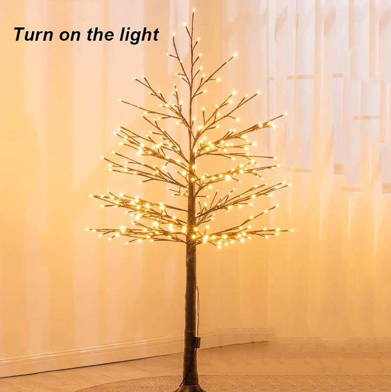 Λάμπα δέντρου από χαλκό σύρμα για Χριστούγεννα, διακοσμητικό LED, 100 LED, 3500 lm, 3000K