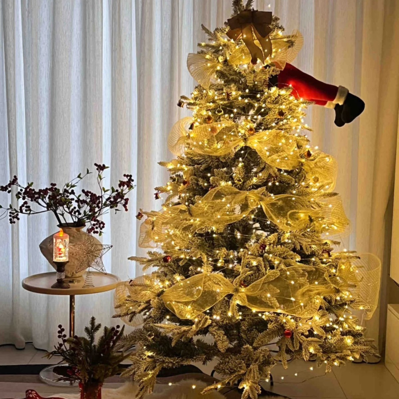 Božićni ukras za bor s magičnom mrežicom i plastičnom trakom • Marka Long Mu • Stil: Moderni minimalistički • Materijal: Drugo • IP odobrenje: Nijedno • Pogodno za: Božić