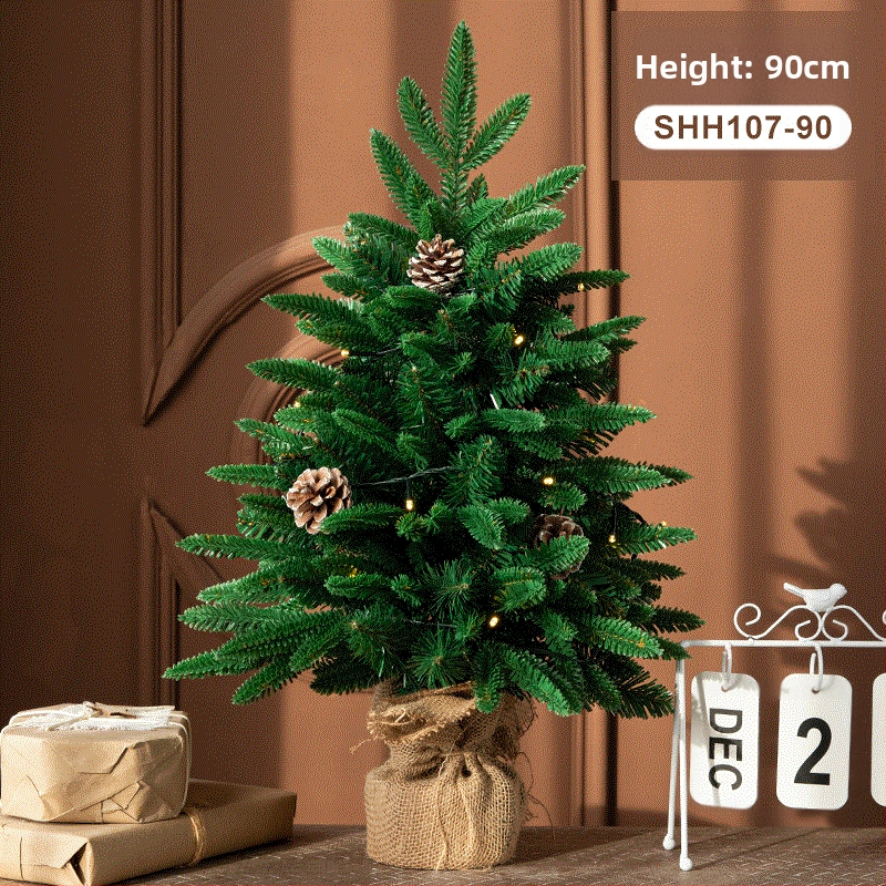 PE medžiagos Kalėdų eglutės dekoracija, prekės ženklas Hong Kong Heng, skirta staliniam naudojimui