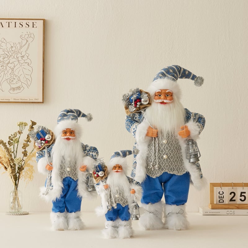 Stojeća figura Djeda Mraza za božićnu dekoraciju, (materijal: plastika i tkanina; marka: Xinte'an; stil: Drugo)