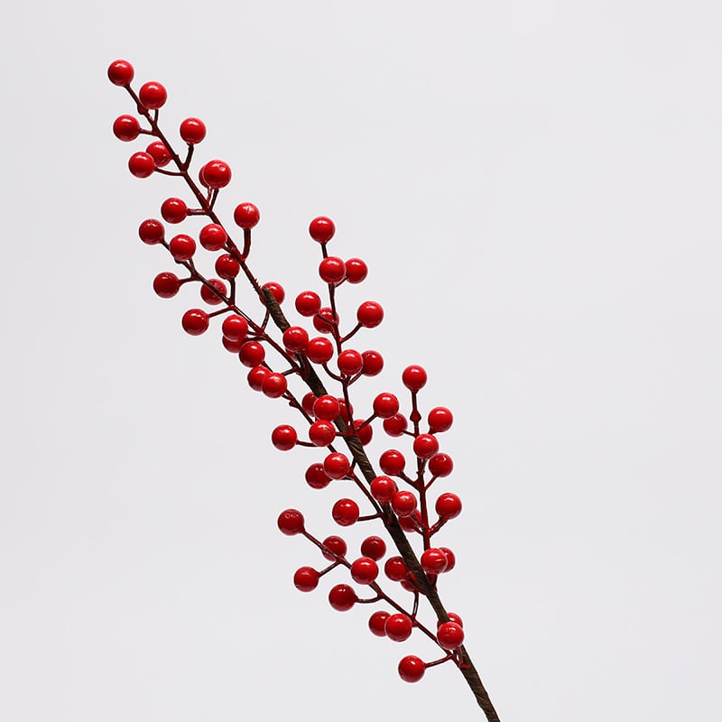 Dirbtinė gėlių dekoracija su eukalipto lapomis ir laimės vaisiais naujųjų metų proga (Prekės ženklas: Jinfeng; Medžiaga: Plastikas; Amatas: dažytas, reljefiškas, injekcinis formavimas; Modelis: 19625154670)