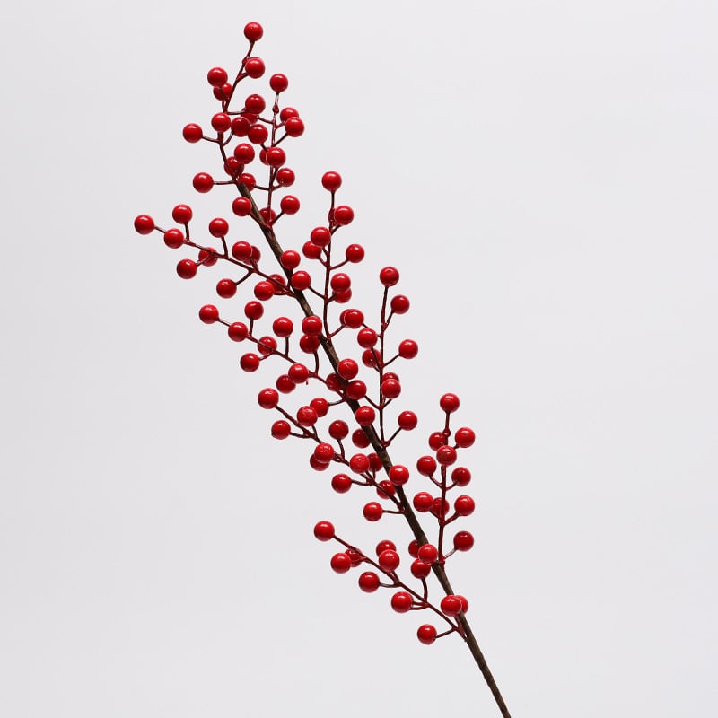 Dirbtinė gėlių dekoracija su eukalipto lapomis ir laimės vaisiais naujųjų metų proga (Prekės ženklas: Jinfeng; Medžiaga: Plastikas; Amatas: dažytas, reljefiškas, injekcinis formavimas; Modelis: 19625154670)