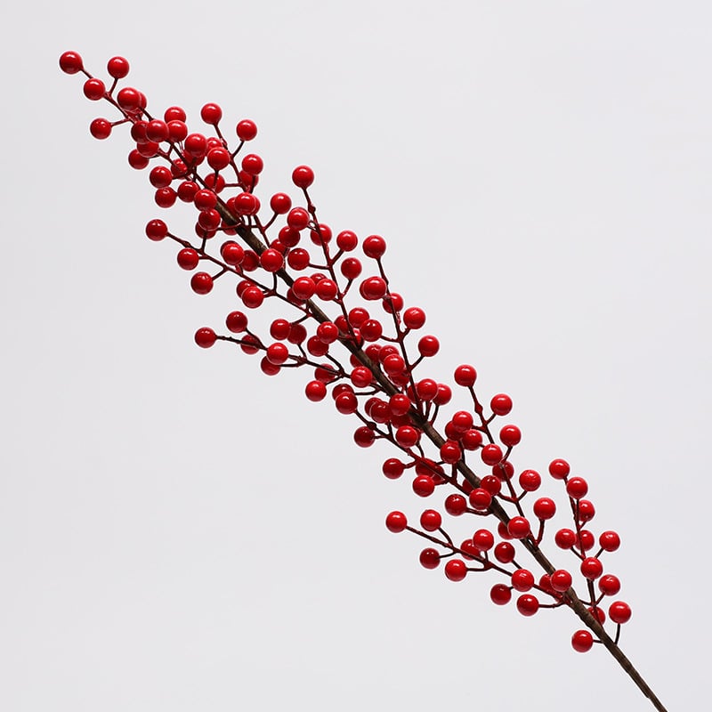 Dirbtinė gėlių dekoracija su eukalipto lapomis ir laimės vaisiais naujųjų metų proga (Prekės ženklas: Jinfeng; Medžiaga: Plastikas; Amatas: dažytas, reljefiškas, injekcinis formavimas; Modelis: 19625154670)