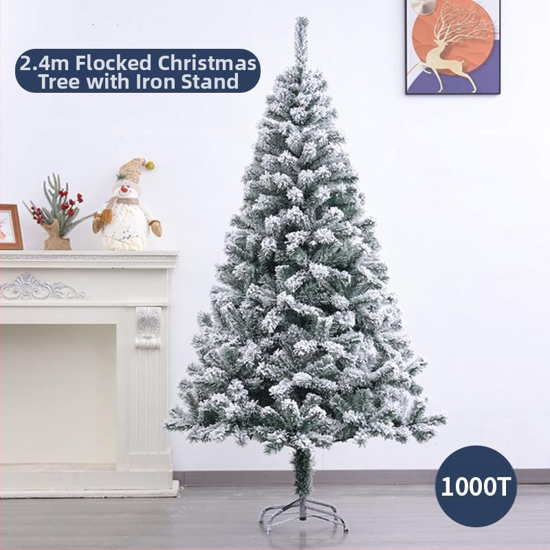 Childhood Love flokiruota Kalėdinė eglė — Kategorija: Kalėdinė eglė; Medžiaga: Flocking; Naudojimas: Įrengimas; IP: Ne